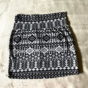 Charlotte Russe Medium Black and white skirt